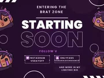 Try Veronikavengeance, she wants to masturbate for you veronikavengeance from Chaturbate